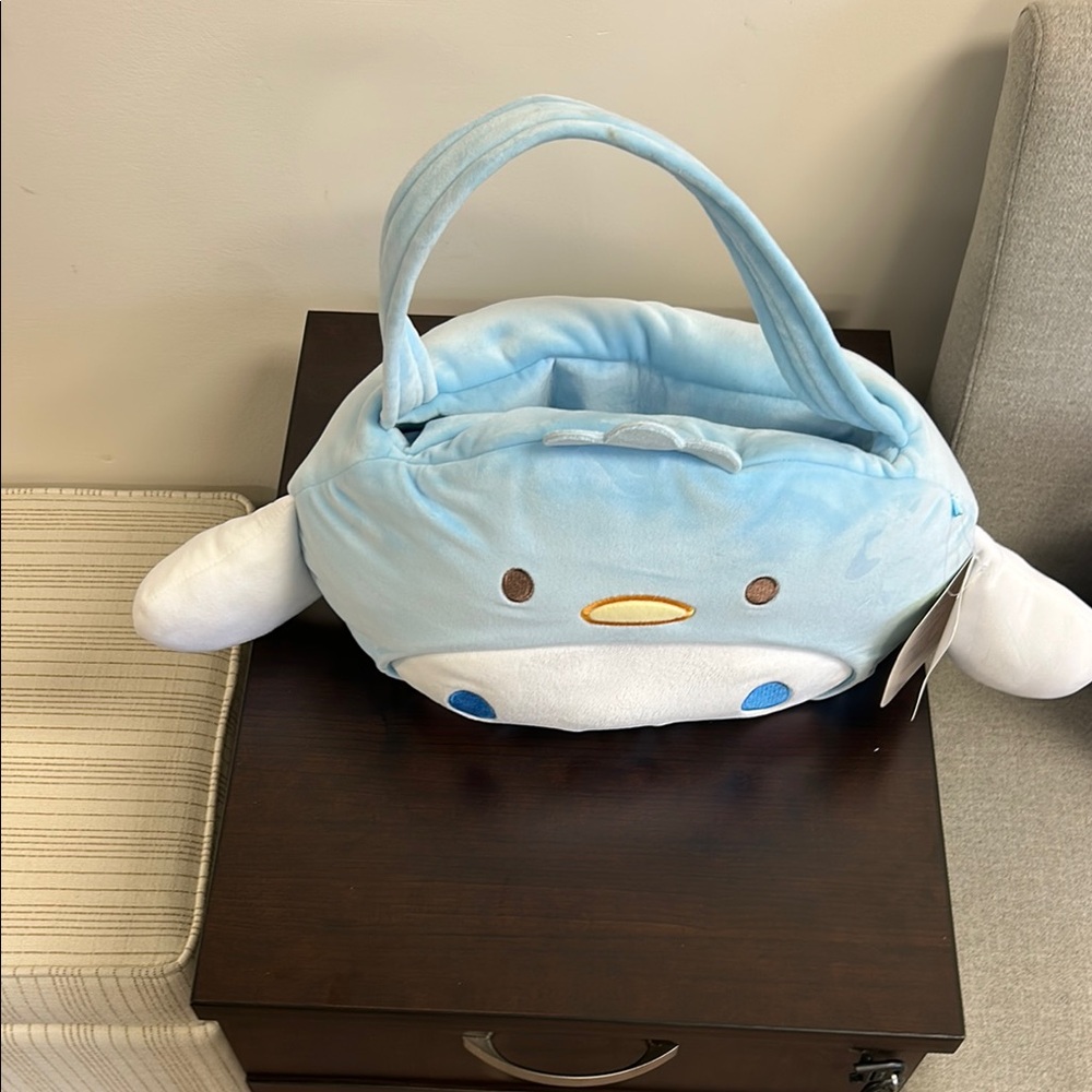 Cute Penguin Kids Bag - Light Blue